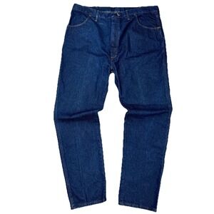 VTG Rustler 87620 42x32 Straight‎ Leg Cowboy Jeans 80's/90s Raw Denim USA Made